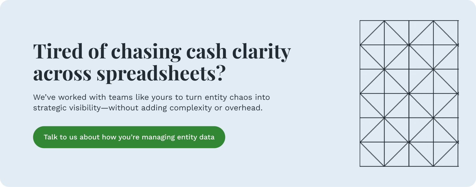 Tired of chasing cash clarity across spreadsheets_