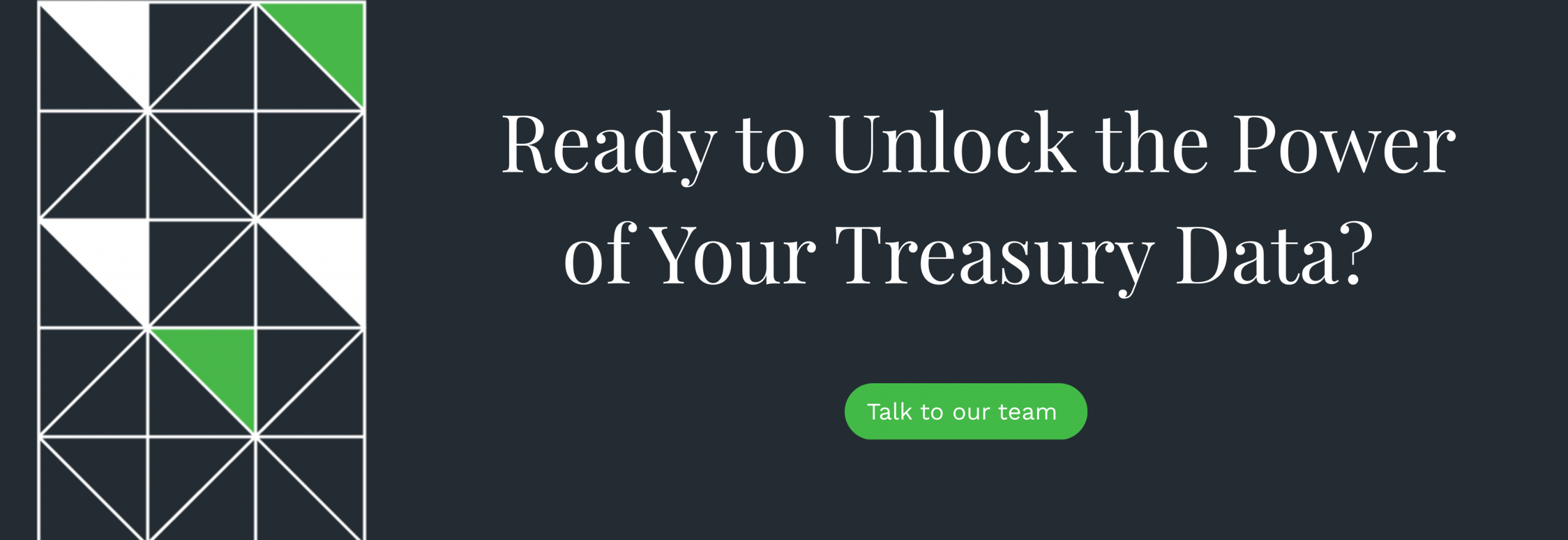 Unlock the power of your treasury data