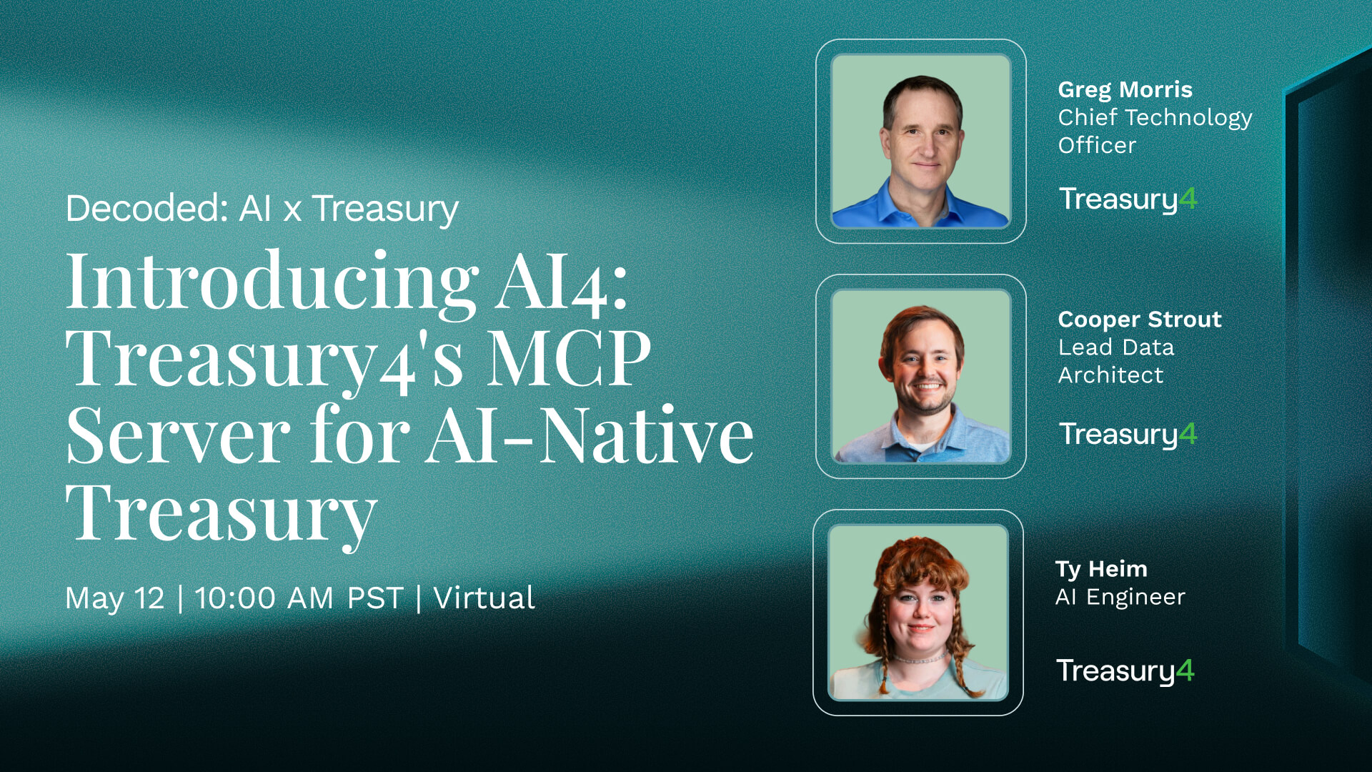 Introducing AI4: Treasury4's MCP Server for AI-Native Treasury