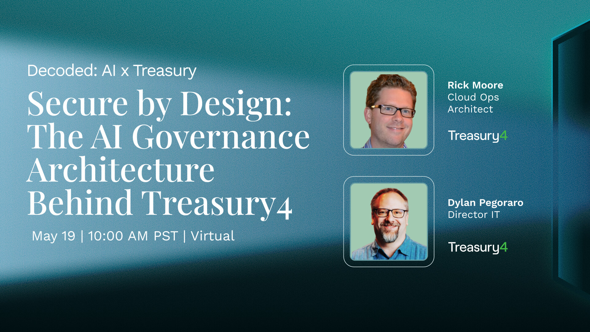 Secure by Design: The AI Governance Architecture Behind Treasury4