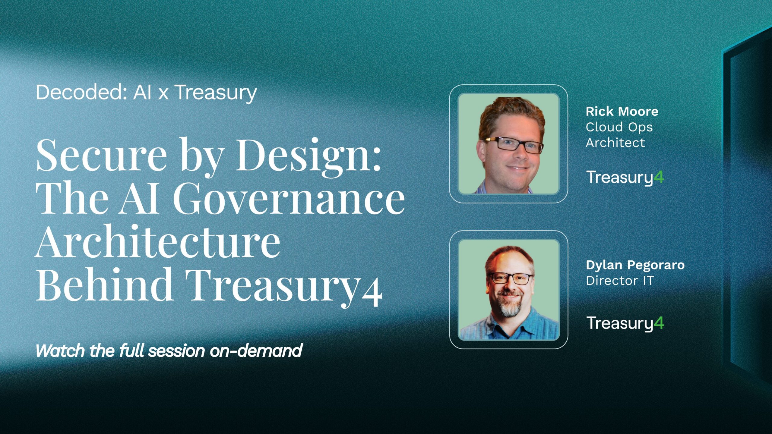 Secure by Design: The AI Governance Architecture Behind Treasury4